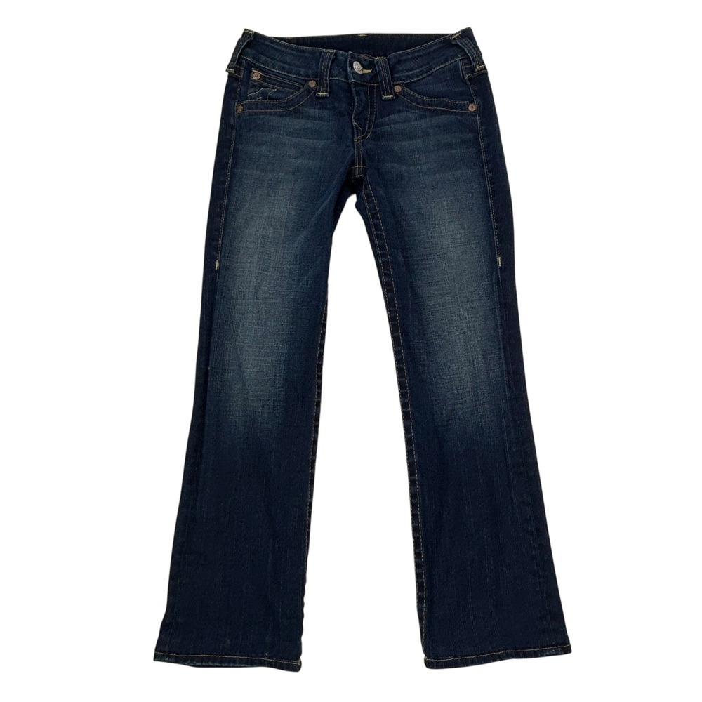 True Religion Billy Womens Size 29 Ankle Low Rise Made USA‎ Jeans 28"W x 27"Ins